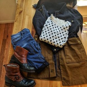 Frye Veronica Duck Engineer Boots Size 8.5